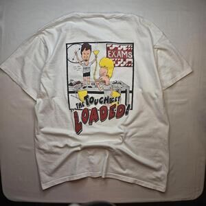 Vintage Mullet 90s Beavis and Butt-Head Tough Get Loaded T Shirt XL MTV Tultex